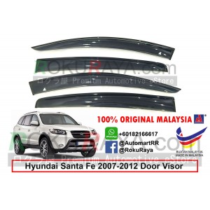 Hyundai Santa Fe CM (2nd Gen) 2007-2012 AG Door Visor Air Press Wind Deflector (Big 12cm Width)